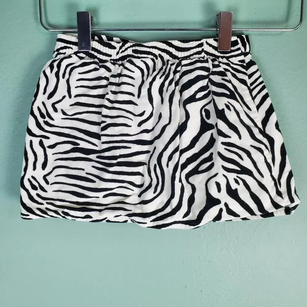 Gymboree Girl's Mod Zebra Velour Skort Size 4